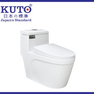 日本製 KUTO 一体型便器 DC-A3981-8 (DC4)