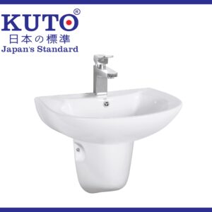 日本製 KUTO 吊り下げ洗面器 (E001)