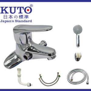 3穴銅ネジ洗面器用蛇口（瞬間水栓）KUTOジャパン（J001）
