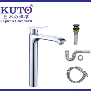 KUTO日本 製 銅 製1ホールロングボディラバボ 蛇 口（K006）