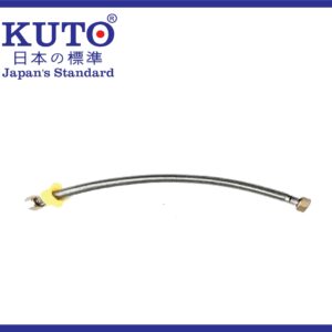 日本製 KUTO トイレ供給ライン 304 ステンレス鋼製、長さ 60cm (KK004)