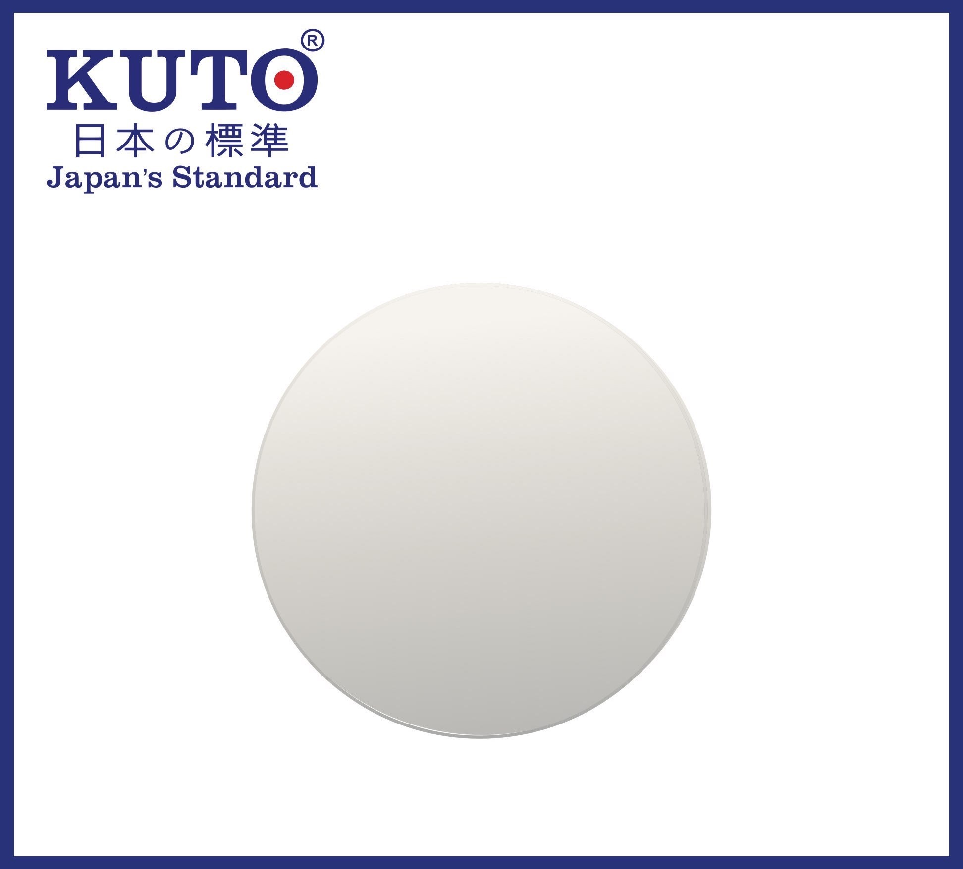 KUTO 日本製 ベルギー製 丸型ミラー (O003)
