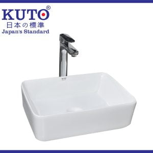 KUTO日本製 長 方 形テーブル洗面器 (E004)