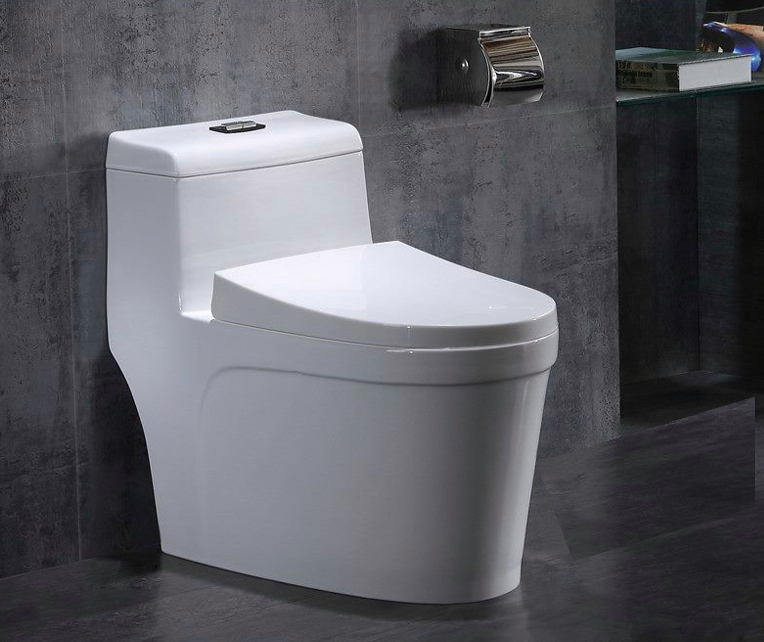 Bồn cầu 1 khối rất dễ vệ sinh