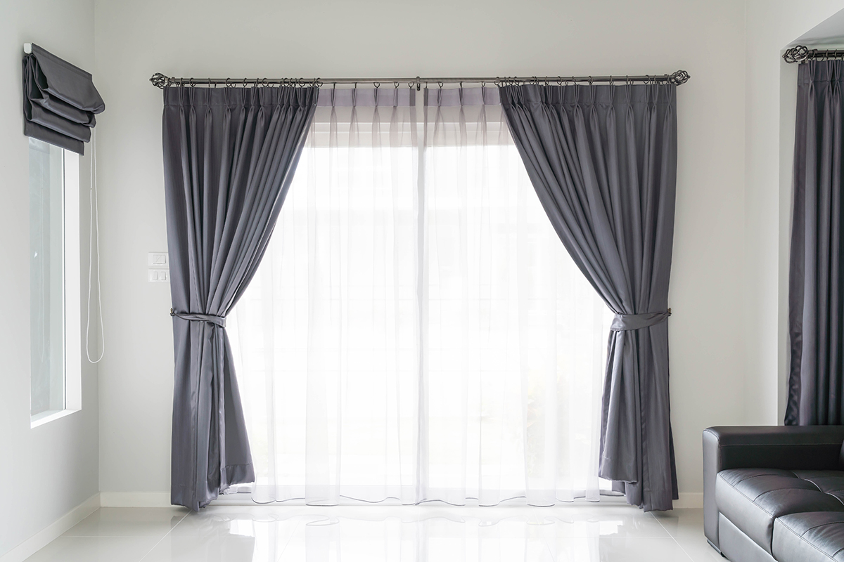 Các mẫu rèm cửa phòng khách đẹp góp phần tạo điểm nhấn cho không gian chung