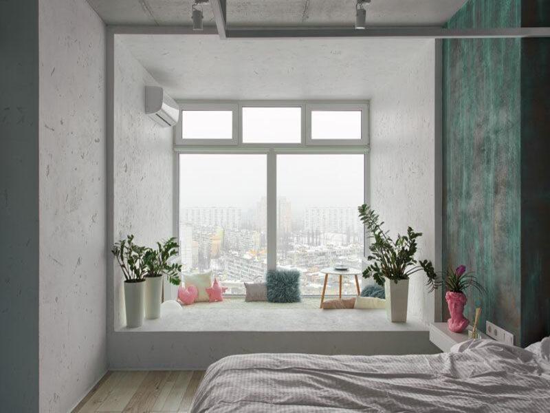 Nên đặt giường sao cho lệch với hướng cửa sổ và cửa ra vào