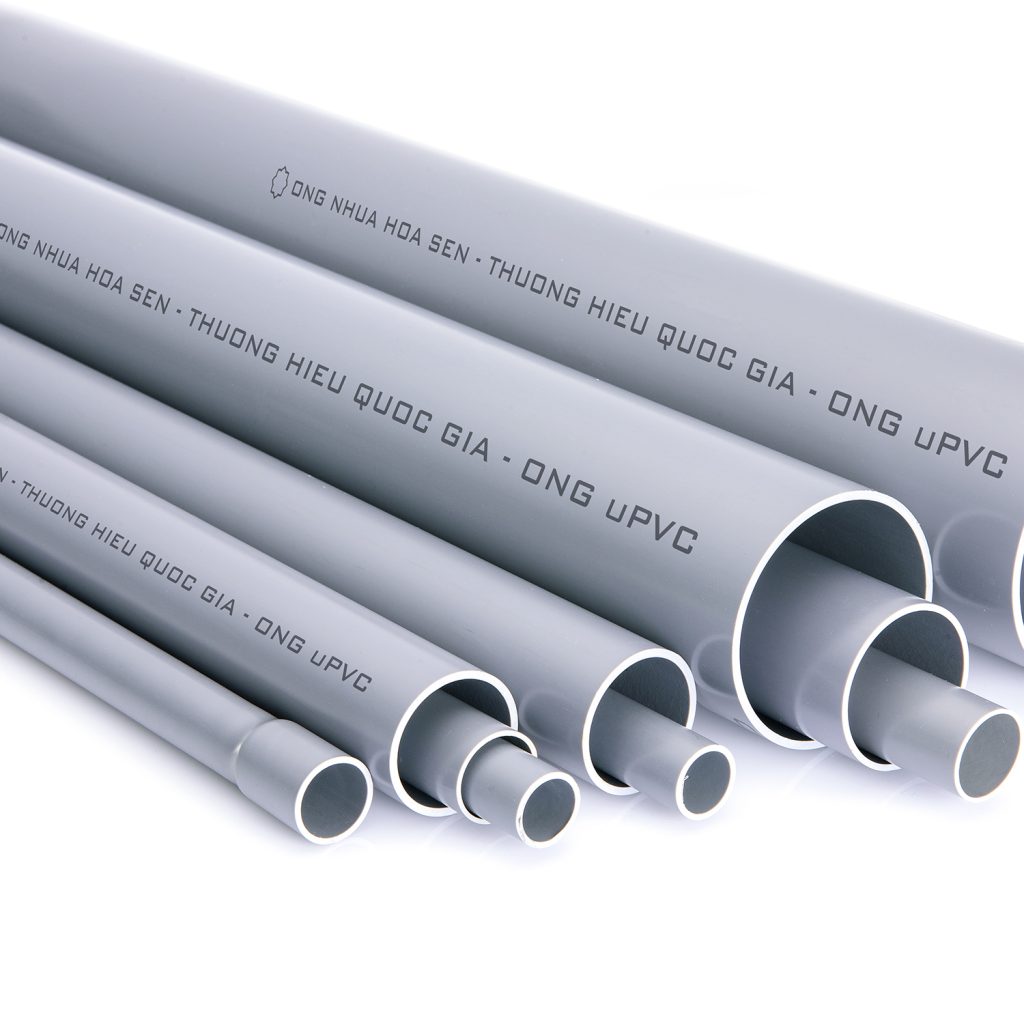 Ống nhựa PVC là vật liệu chính dùng để chế ống thoát nước chậu rửa bát