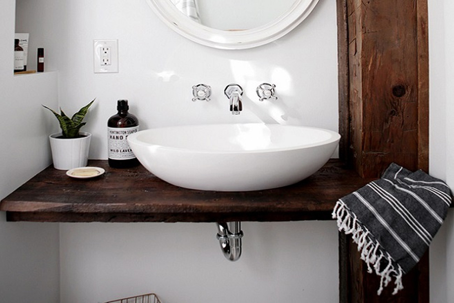 Lavabo đặt bàn giúp tăng tính thẩm mỹ cho không gian của căn phòng