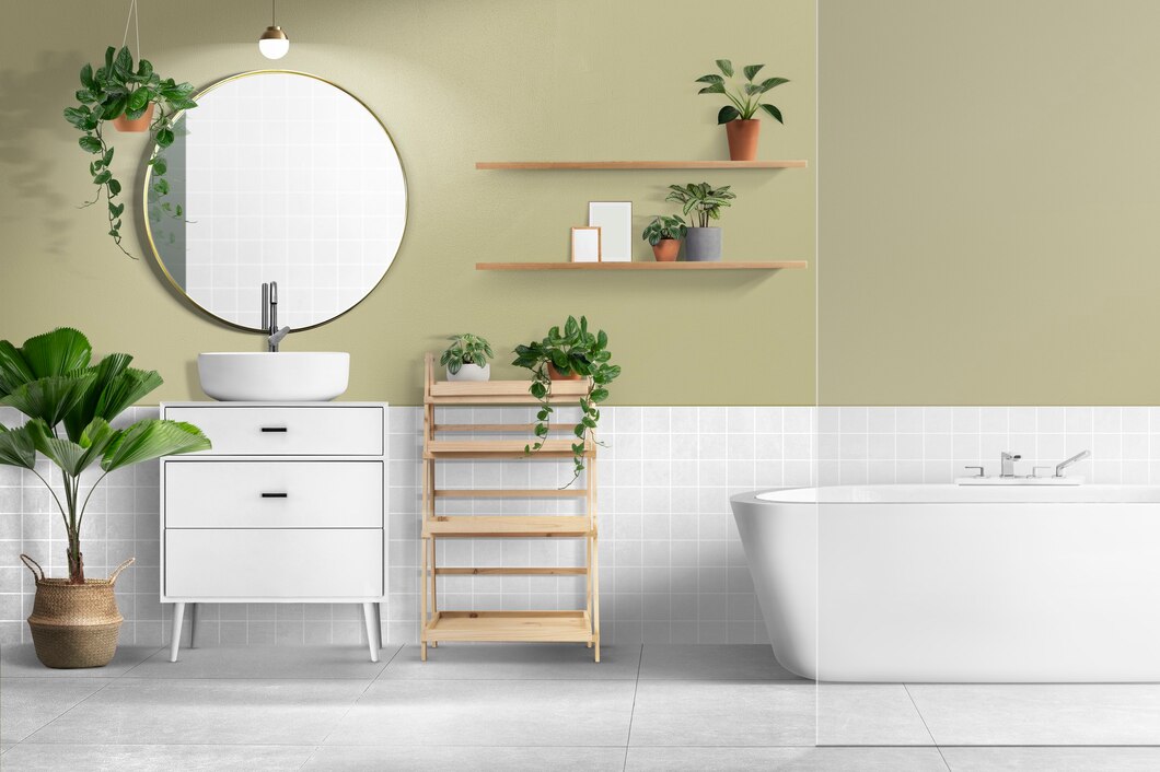 Chiều cao tủ chậu lavabo dao động khoảng 900mm