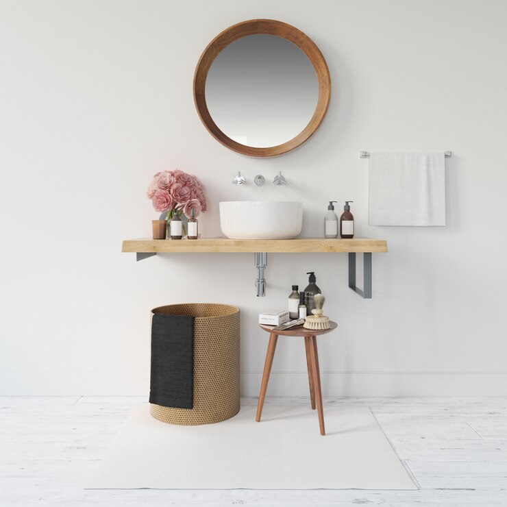 Mẫu bồn lavabo dành cho phòng tắm đơn giản, hiện đại