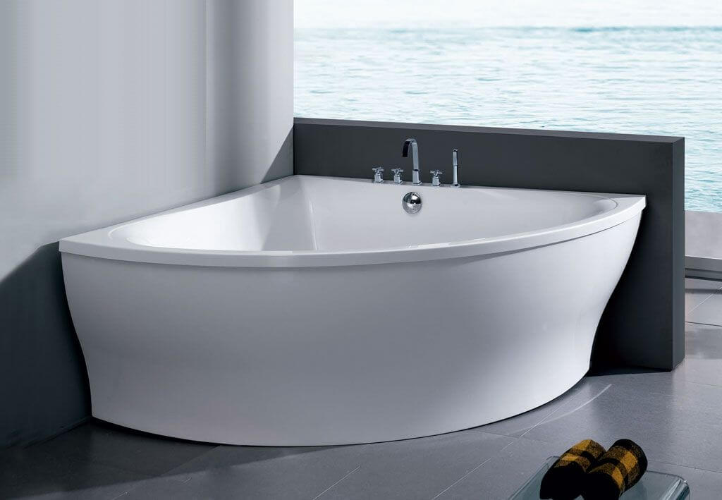 Tổng hợp kích thước bồn tắm góc phổ biến trên thị trường