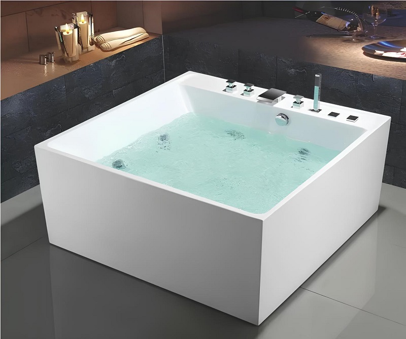 Tham khảo một số kích thước bồn tắm nằm hình vuông cho không gian sống của bạn