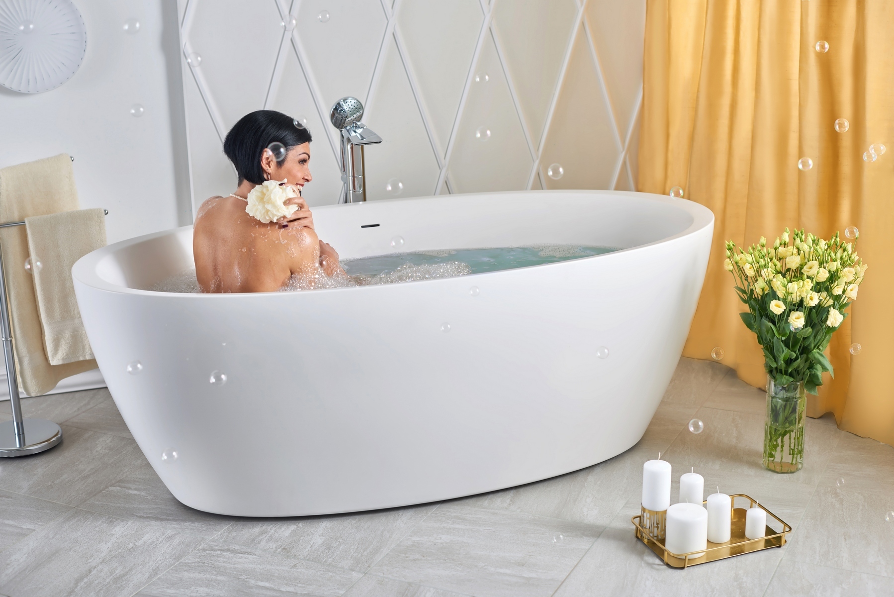 Tổng hợp các kích thước bồn tắm nằm tiêu chuẩn mới nhất hiện nay