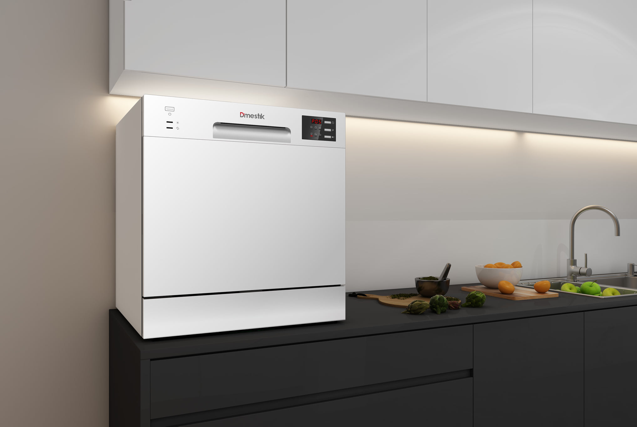 Kích thước máy rửa chén độc lập nhỏ gọn, dễ dàng lắp đặt