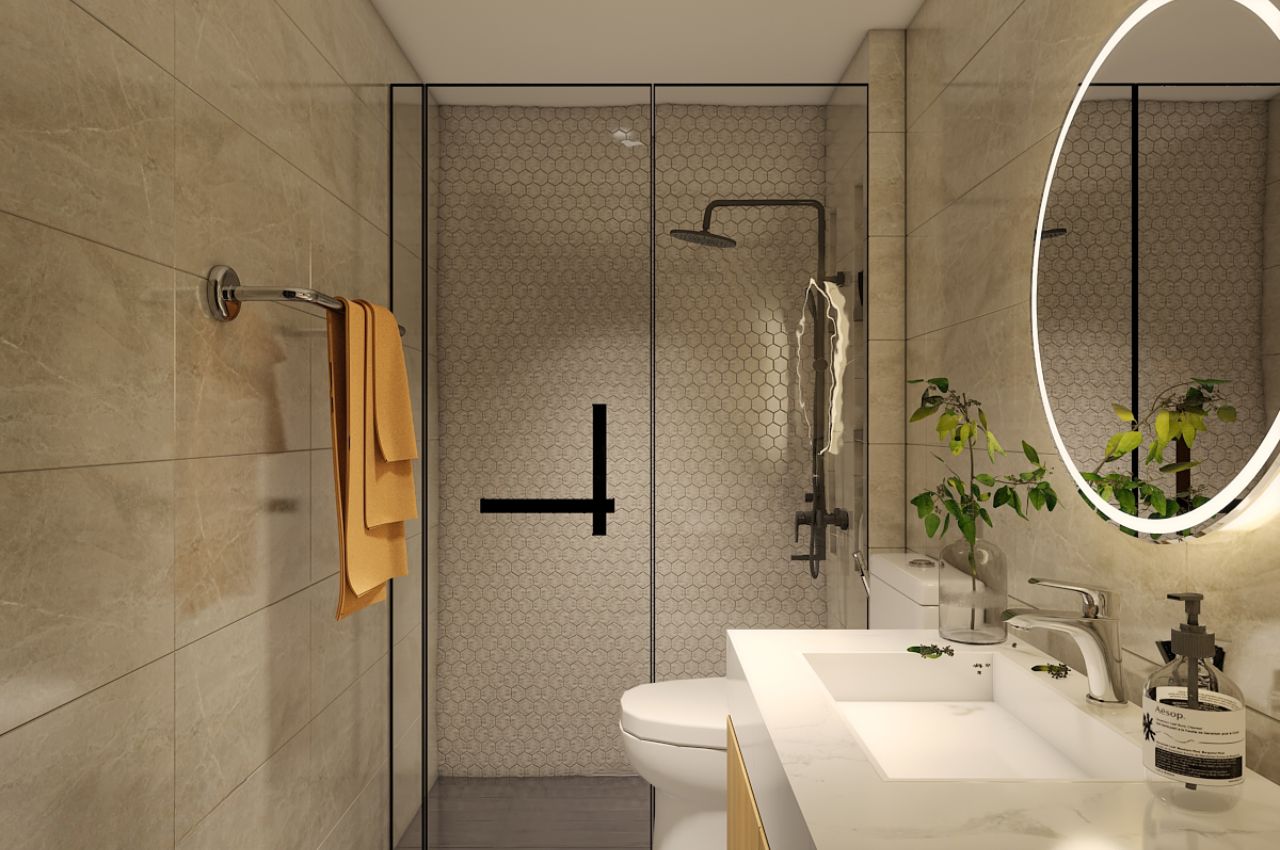 Kích thước nhà vệ sinh cần đảm bảo đáp ứng được yếu tố phong thủy