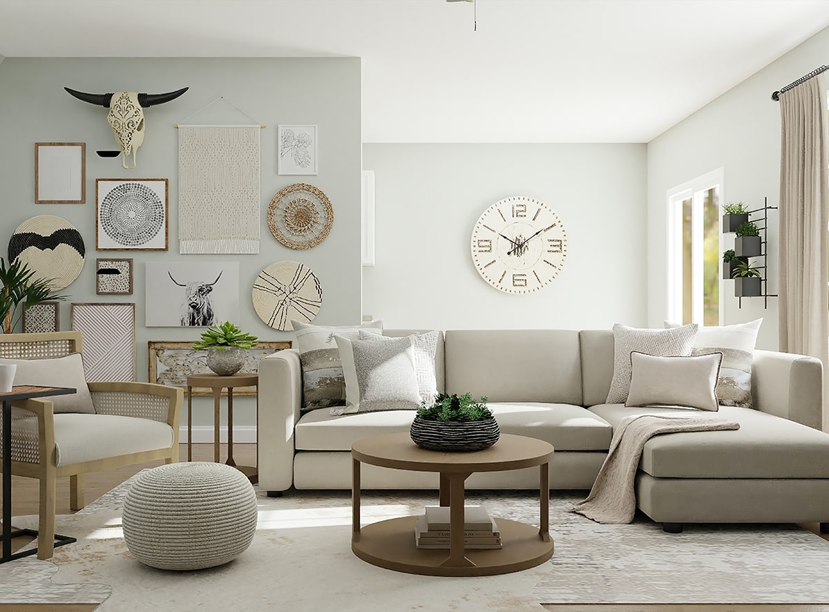 Kích thước phòng khách tối thiểu từ 12m2 trở lên