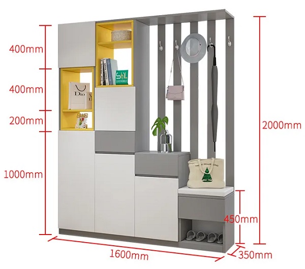 Kích thước tủ giày là một trong những yếu tố quan trọng tạo nên tính thẩm mỹ cho ngôi nhà. Lựa chọn được chiếc tủ giày phù hợp được thiết kế thông minh sẽ tạo điểm nhấn cho không gian sinh sống của bạn.