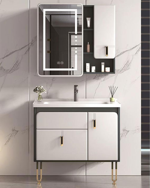 Kích thước tủ lavabo treo tường tùy thuộc vào diện tích phòng tắm