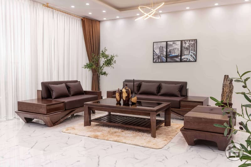 Tổng hợp các mẫu bộ bàn ghế phòng khách đẹp, sang trọng, hiện đại