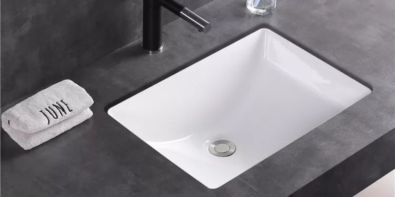 Mẫu chậu âm bàn dành cho phòng tắm diện tích nhỏ