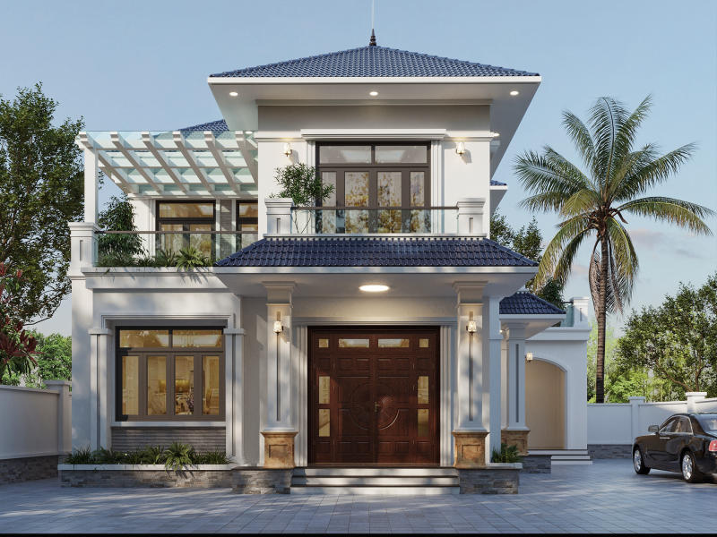 Xu hướng thiết kế mẫu nhà 2 tầng đẹp và sang trọng
