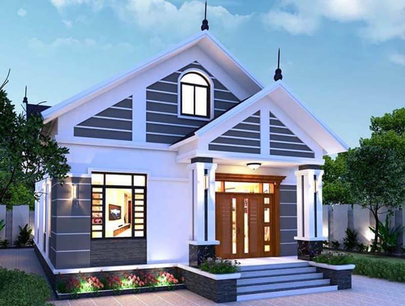 Nhà cấp 4 được xây dựng theo nhiều phong cách khác nhau