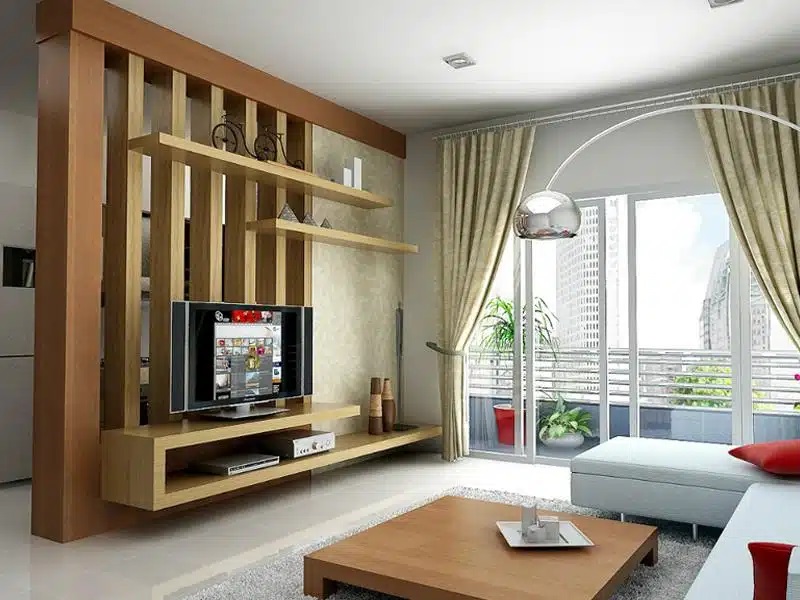 Lưu ngay những mẫu vách ngăn phòng khách đẹp HOT nhất năm