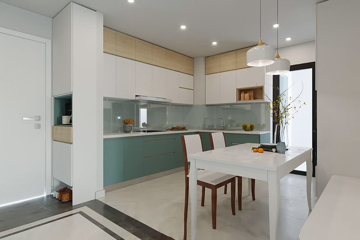 Lắp cửa hậu bằng cửa nhôm kính để đảm bảo an toàn cho gia đình