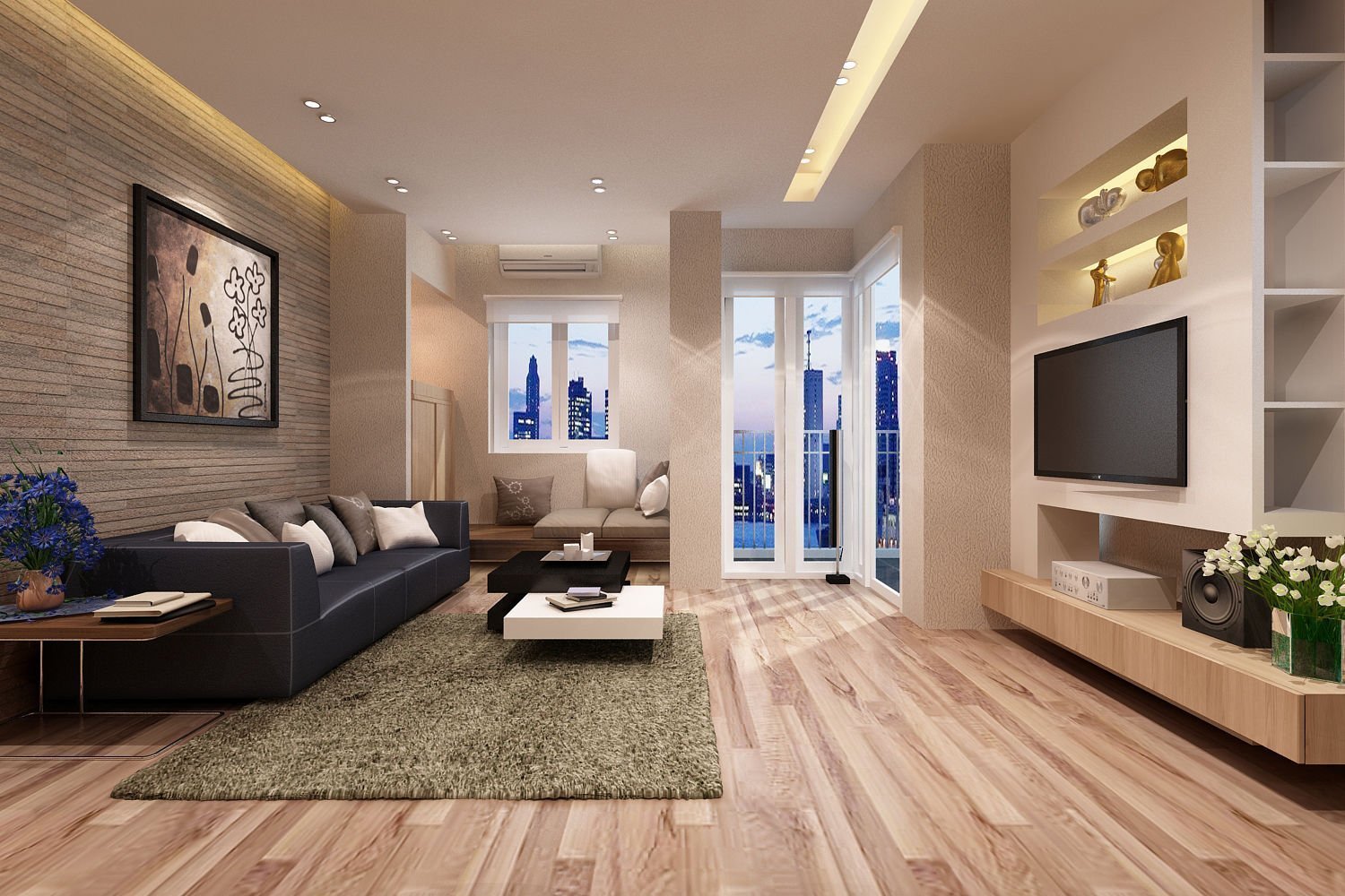 Phòng khách nên đặt ở vị trí và hướng nhà phong thủy