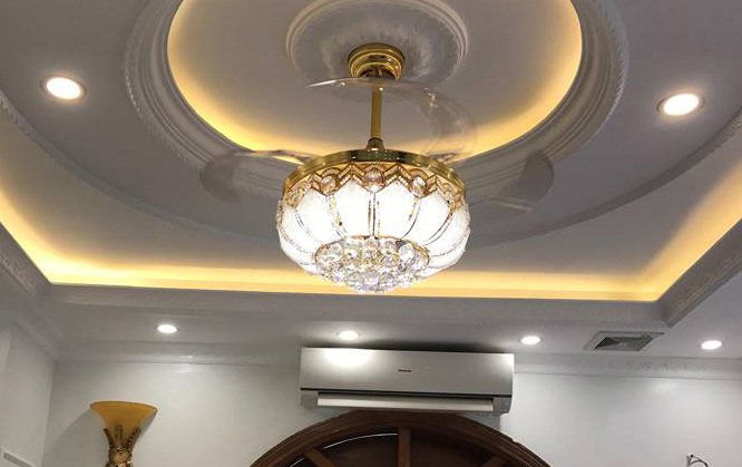 Quạt trần giấu cánh giúp hạn chế các bệnh về đường hô hấp