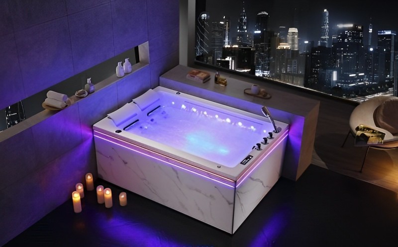 Bồn tắm nhập khẩu có thiết kế sang trọng, độc đáo và vô cùng hiện đại
