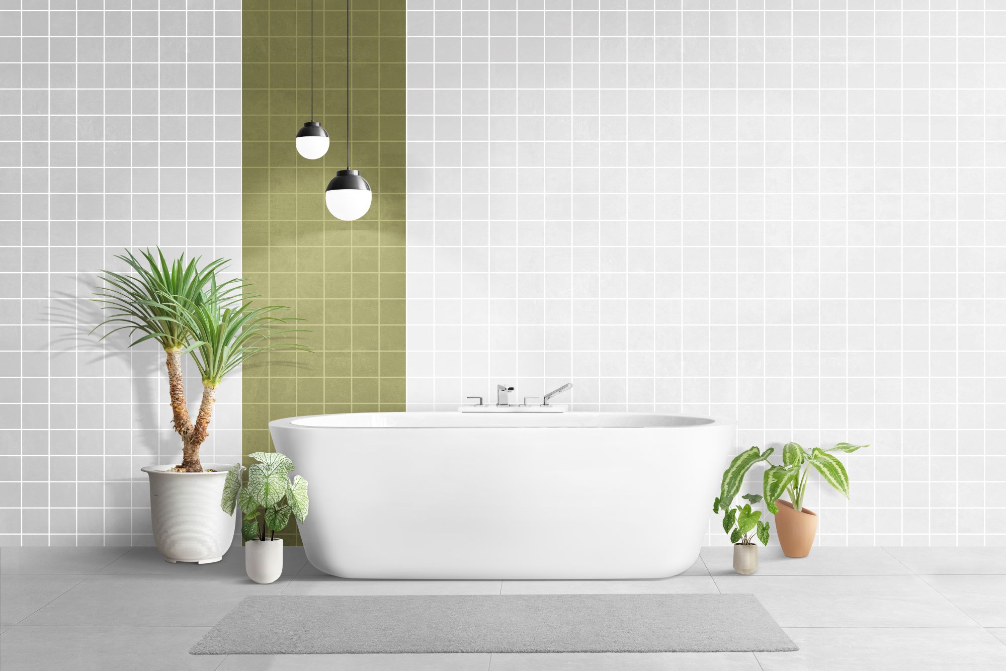 Lựa chọn bồn tắm phù hợp giúp tăng tính thẩm mỹ cho không gian
