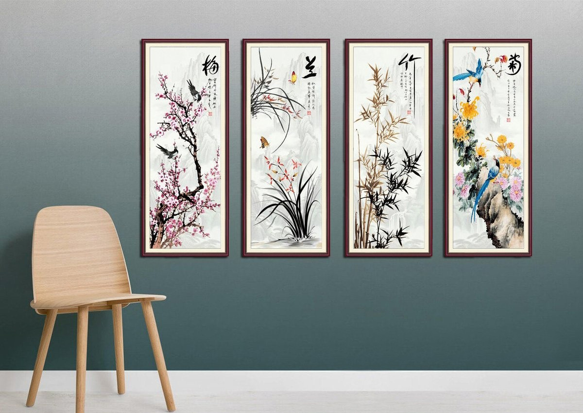 Tranh tứ quý hợp với tuổi gì? 2 tuổi treo tranh trong nhà muốn nghèo cũng khó