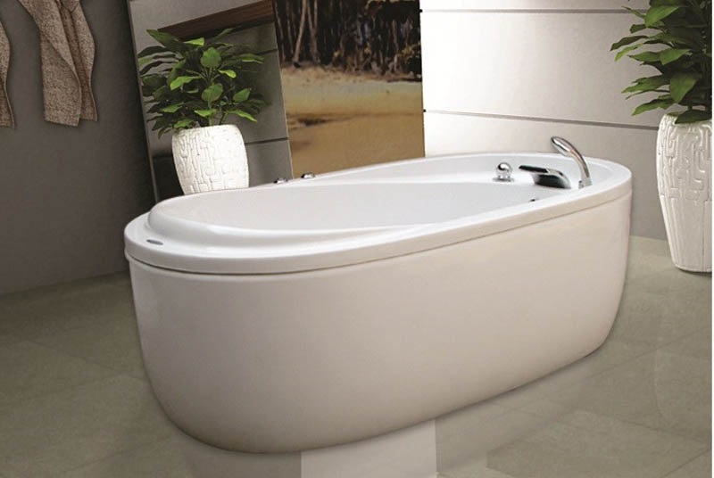Chất liệu Acrylic được nhiều người tư vấn mua bồn tắm nằm cho gia đình