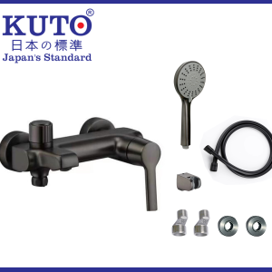 KUTO日本製のグレーのハンドシャワーセット (H008)