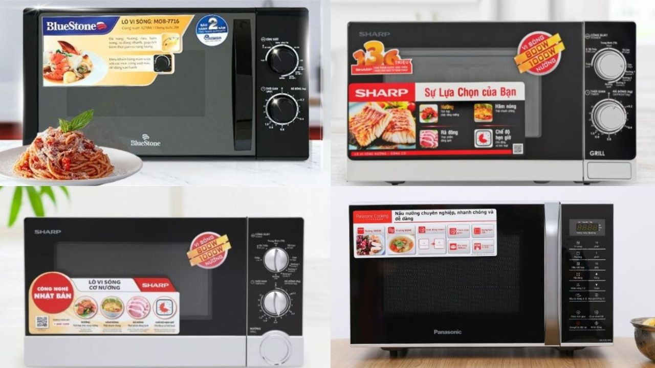 Cập nhật bảng giá lò vi sóng mới nhất hiện nay